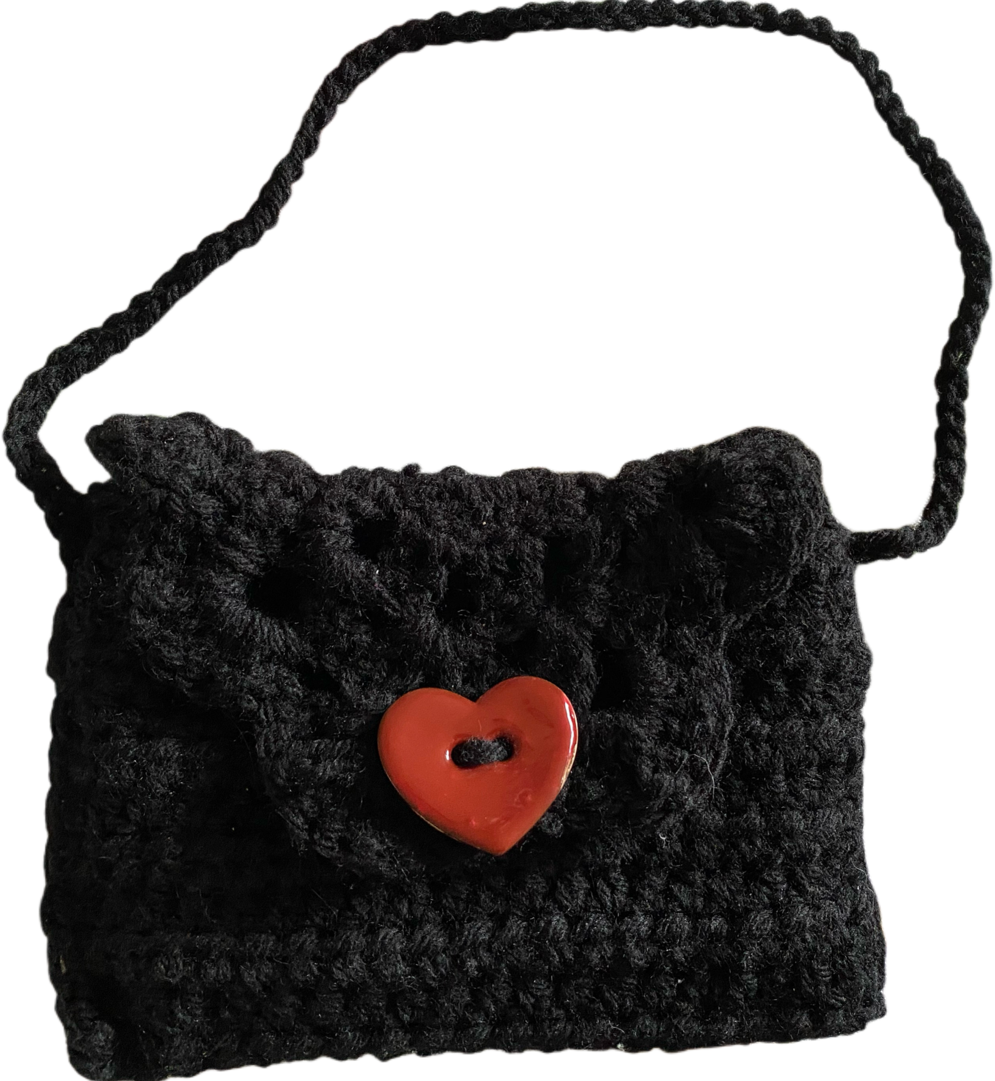crochet doily handbag